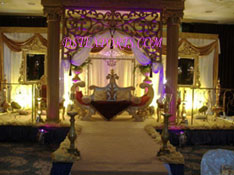 INDIAN MAHARAJA WEDDING STAGE
