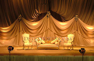 WEDDING DESIGNER GOLD FURNITURE