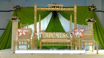 INDIAN WEDDING STAGE WITH SWING