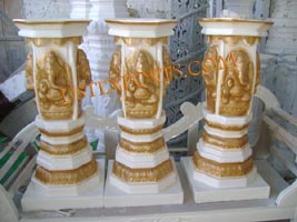 WEDDING SMALL GANESHA DEV PILLARS