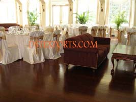 WEDDING CHAIR COVER AND SASHES