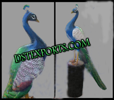 FIBER PEACOCK STATUE