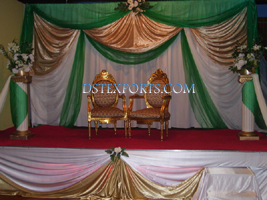 WEDDING DESIGNER BRIDEGROOM CHAIRS SET