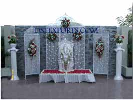 NEW WEDDING GANESHA STAGE SET