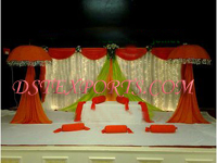 ASIAN WEDDING LADY SANGEET STAGE SET