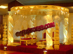 NEW LIGHTED FIBER CRYSTAL MANDAP