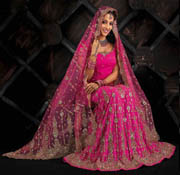 BOLLYWOOD BRIDAL PINK LEHENGA CHOLI