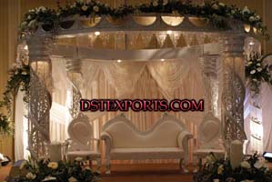 WEDDING DESIGNER FIBER CRYSTAL MANDAPS