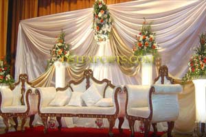 WEDDING STGAE TEAK FURNITURE