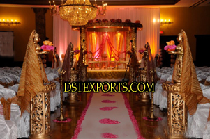 WEDDING GOLDEN AISLAY WAY PILLAR