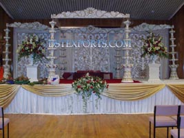 ASIAN WEDDING FIBER FOUNTAIN STAGE