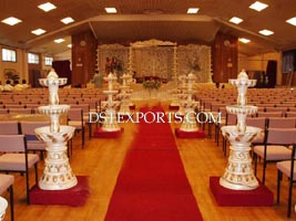 WEDDING FIBER FOUNTAIN MANDAP