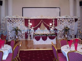 NEW WEDDING FIBER CARVED STAGE