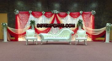 ASIAN WEDDING MEHANDI STAGE FURNITURE