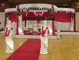 NEW WEDDING  FIBER CRYSTAL MANDAP