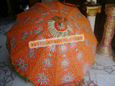 WEDDING EMBRODRIED ORANGE UMBERALA