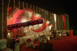 WEDDING DESIGNER STAGE WITH FLOWER DECORATION