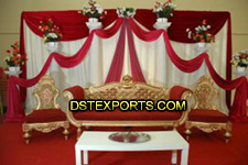 WEDDING GOLDEN CARVED SOFA SET