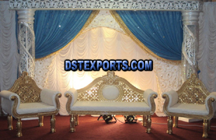 WEDDING DESIGNER CARVED FURNITURE STAGE