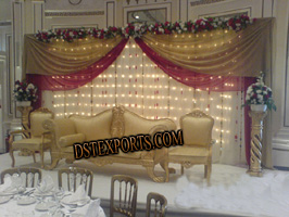 WEDDING DESIGNER GOLDEN FURNITURS