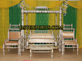 WEDDING SANKHEDA SWING WITH CHAIRS