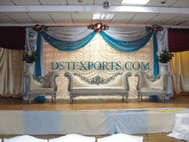 ASIAN WEDDING SILVER FURNITURE