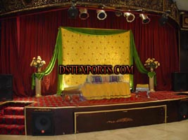 WEDDING MEHANDI EMBRODRIED BACKDROP