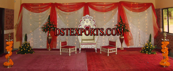INDIAN WEDDING STAGE BACKDROP