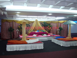 ASIAN WEDDING MEHANDI STAGE SET