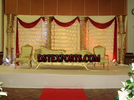 PAKISTANI SHADI STAGE FURNITURE