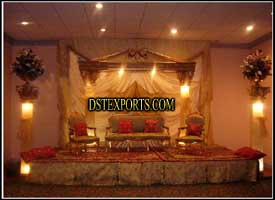 ASIAN WEDDING LIGHTED STAGE