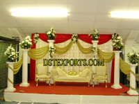 ASIAN WEDDING ROMAN PILLAR STAGE