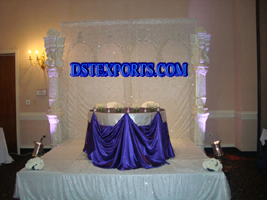 LATEST INDIAN WEDDING SILVER STAGE