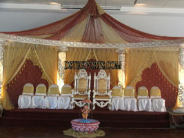 LATEST ASIAN WEDDING CRYSTAL STAGE