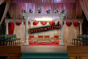 INDIAN WEDDING ROUND PEARL MANDAP