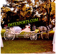 ENGLISH WEDDING WHITE VICTORIA CARRIAGE