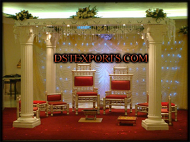 WEDDING NEW ROMAN CRYSTAL MANDAP