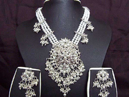 NEW INDIAN WEDDING SILVER JEWELRY