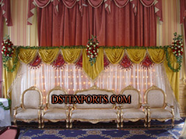 WEDDING STAGE ELEGENT BACKDROP
