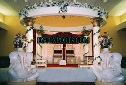 LATEST WEDDING ROMAN ROUND MANDAP