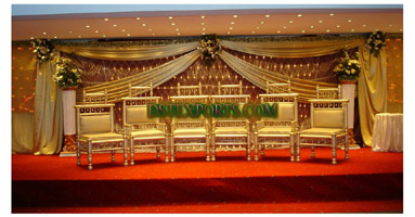 WEDDING SANKHEDA GOLDEN CHAIRS