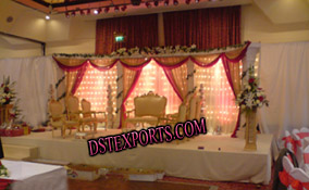WEDDING GOLDEN FURNITURES STAGE