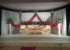 LATEST ASIAN WEDDING STAGE FURNITURE