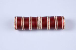 INDIAN WEDDING MAROON CHURA