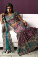 INDIAN WEDDING PERPAL BRIDAL LEHENGA