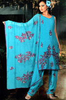 INDIAN WEDDING BLUE SALWAR SUIT