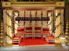 WEDDING FIBER ROMAN PILLARS MANDAP