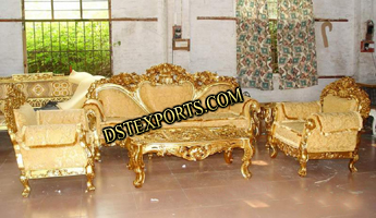 ROYAL WEDDING GOLDEN FURNITURE SET