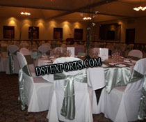 LATEST WEDDING WHITE CHAIR COVER
