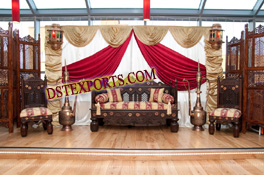 ASIAN WEDDING ANTIQUE STAGE SET
